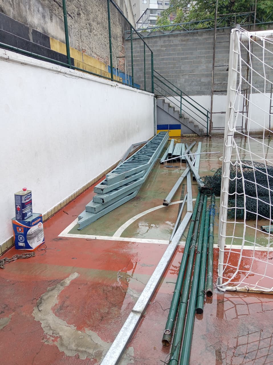 Manutenção de andaime